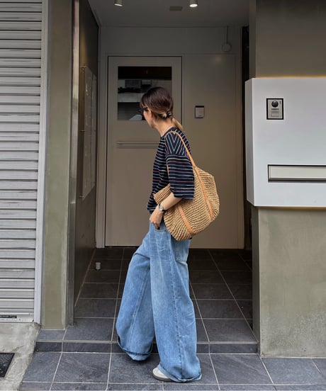 loose wide denim