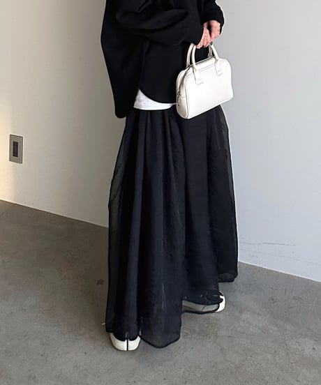 organdy flare skirt