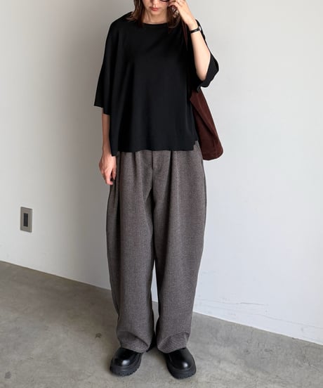 cocoon tweed pants (set up対応)