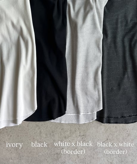 round tail rib t-shirt