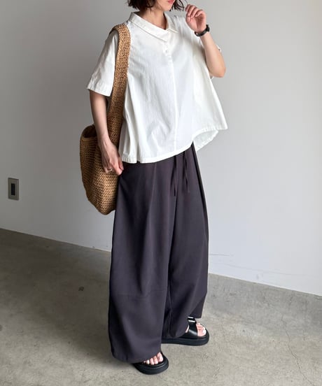 linen blend relax pants