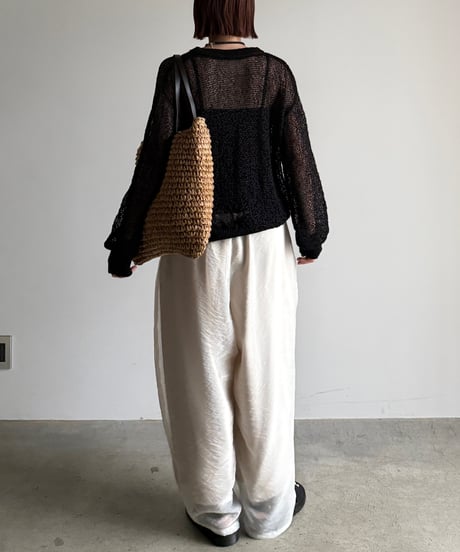 sheer loose knit PO