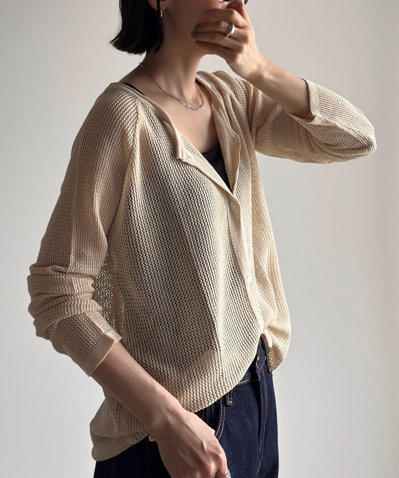 arulle color separate cardigan 試着のみ arulle color separate cardigan 試着のみ