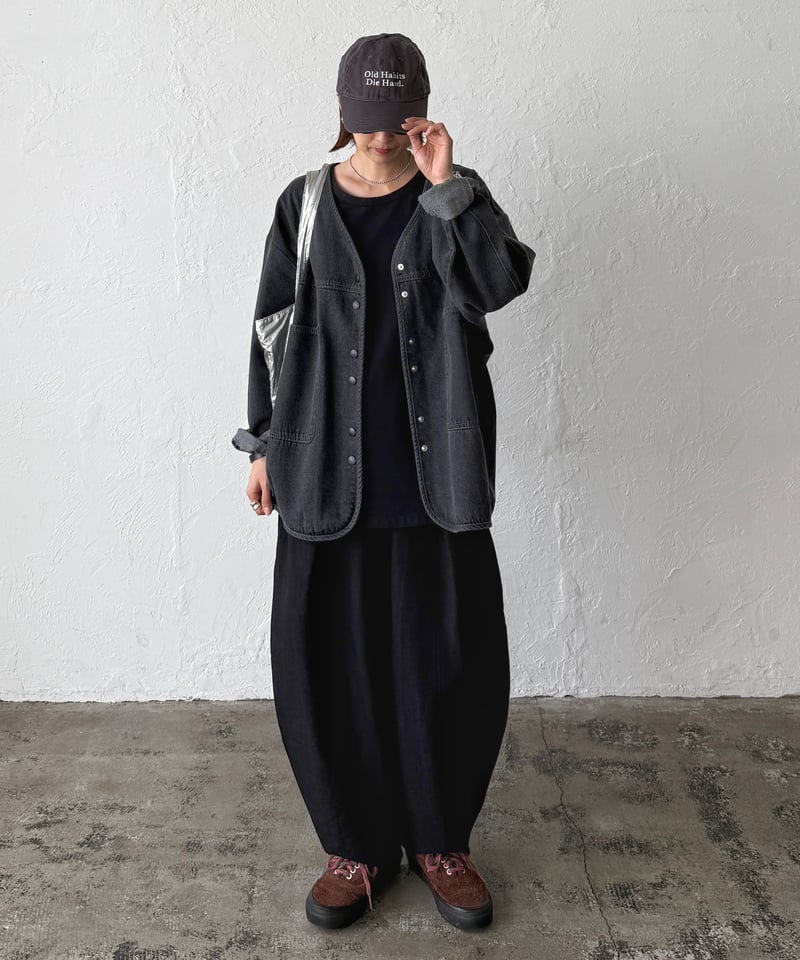 ARULLE デニムジャケット v-collar denim jacket | ARULLE