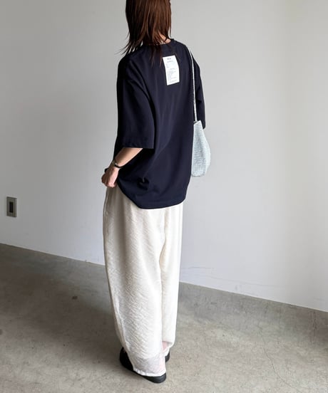 sheer lyocell tuck pants〈new color〉