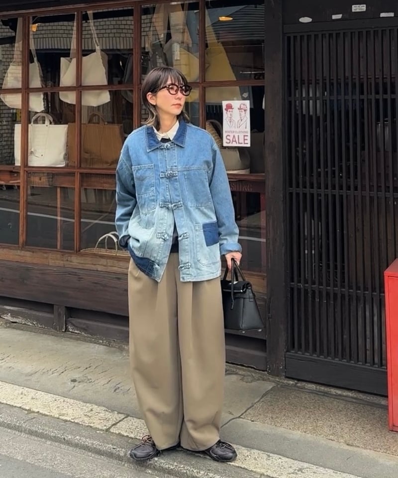 two tuck cocoon pants (set up対応) | ARULLE