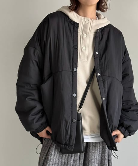 half snap hood sweat