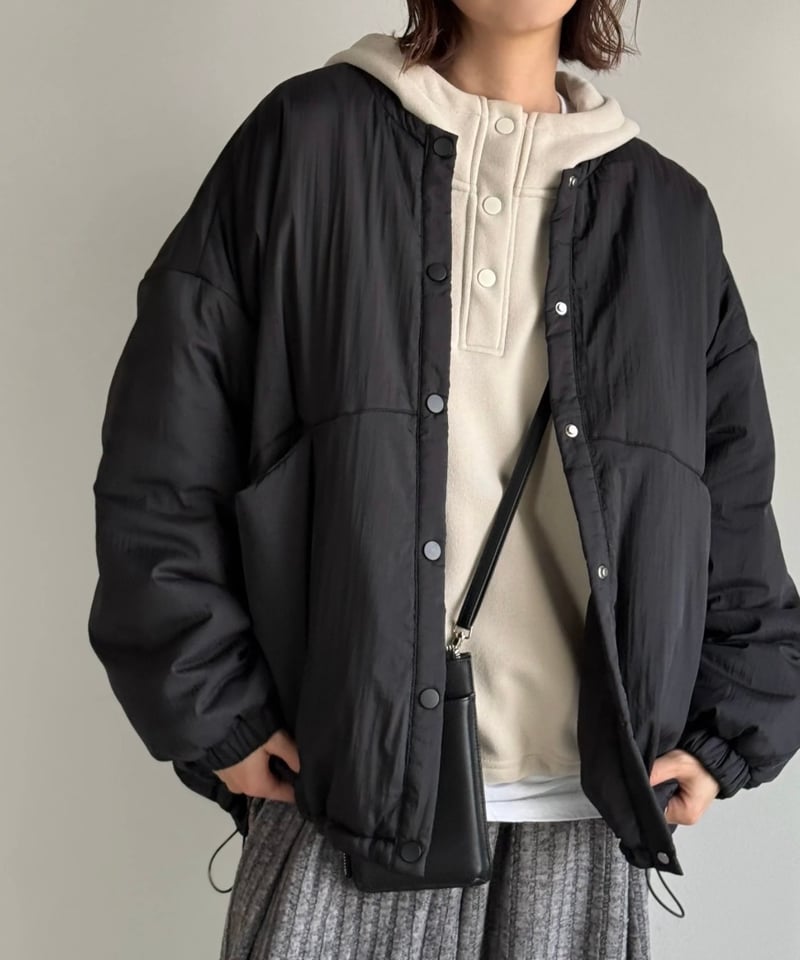 half snap hood sweat | ARULLE