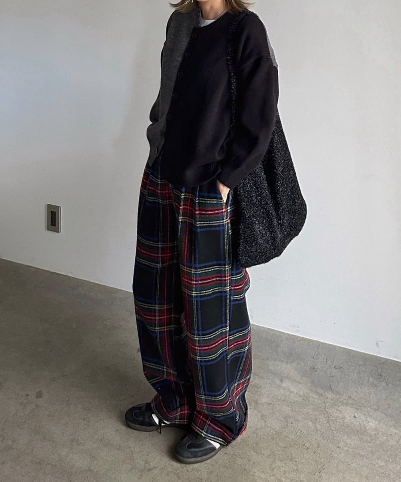 roll up warm slacks〈check〉 | ARULLE