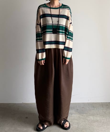 cool touch multi border knit
