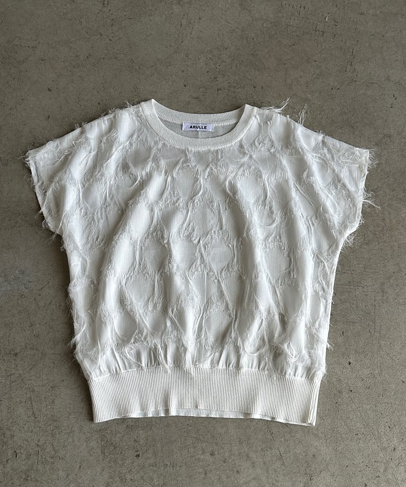 FULL FRINGE OVER TOP ホワイト FULL FRINGE OVER TOP ホワイト