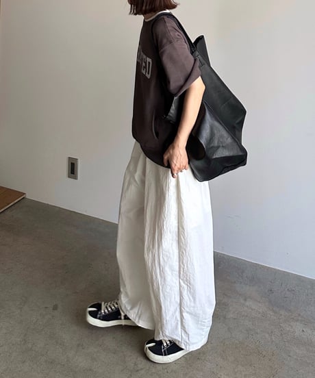 big leather tote bag【一部予約】