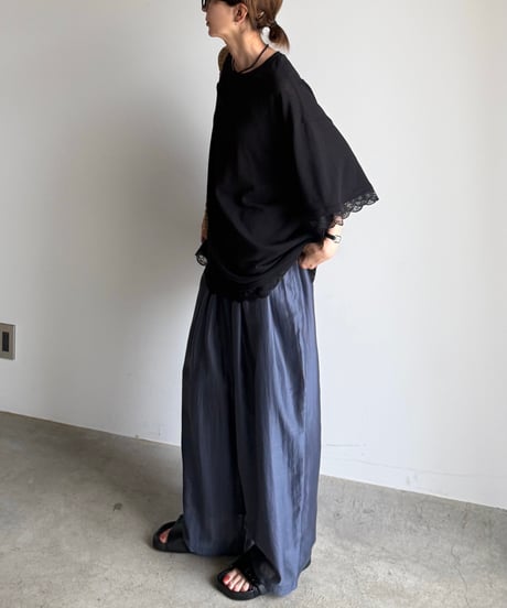 point lace big pullover