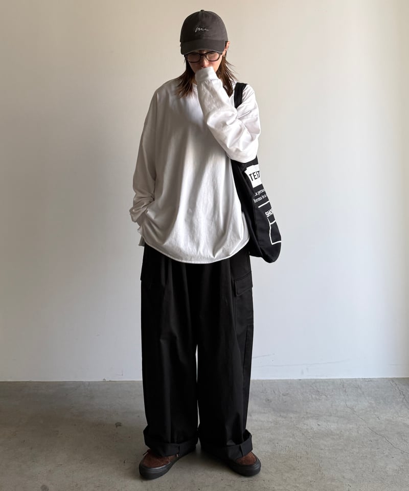 loose big long t-shirt | ARULLE