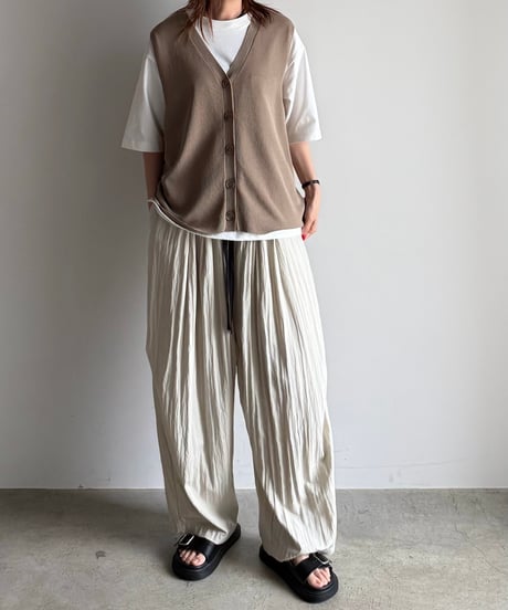 color drawstring easy pants