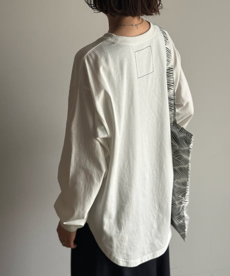 back stitch long t-shirt