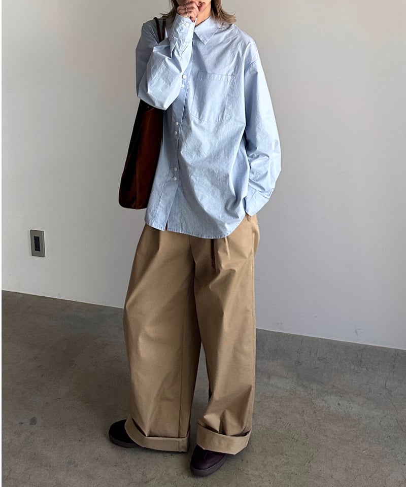 新品 BASEMARK Wide Chino Pants ワイドチノパンツ Wide Chino PT – BASE MARK
