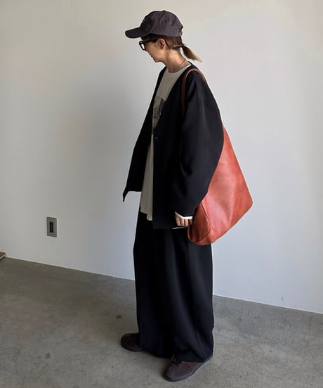 big leather tote bag【一部予約】