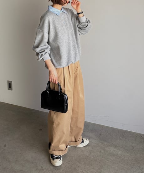 shirt layered style sweat