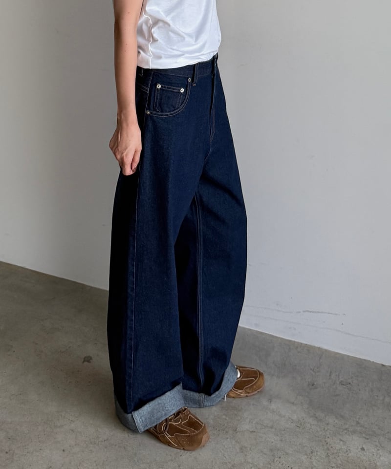 urban flow straight denim | ARULLE