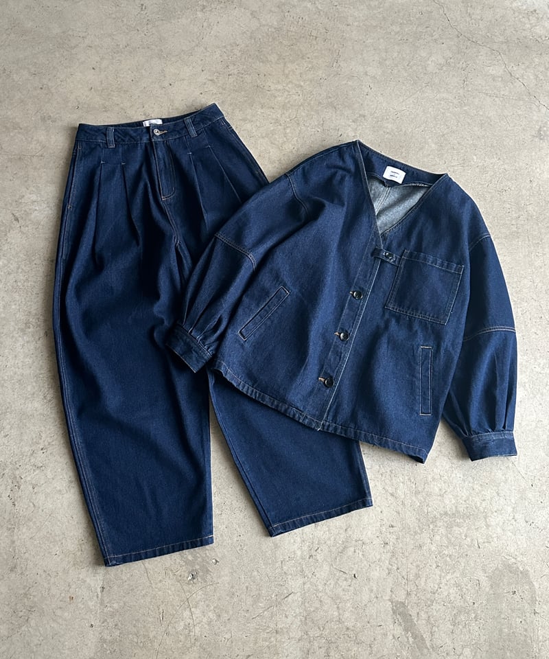 FASHIRU ×ARULLE denim デニムジャケット FASHIRU ×ARULLE denim ブラック デニムジャケット FASHIRU