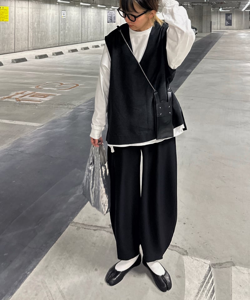 eaphi linen like belt vest