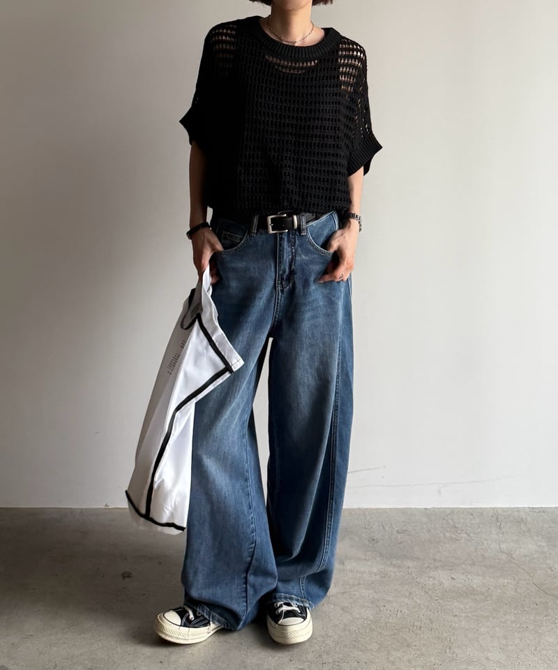 ARULLE  カジュアルカーブデニム casual curve denim | ARULLE