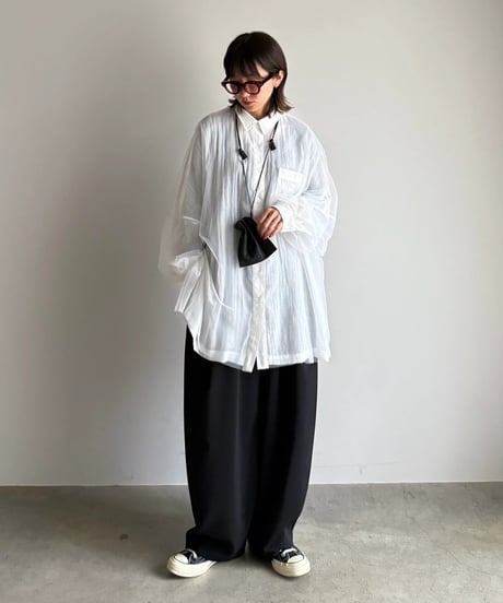 tulle over gauze shirt