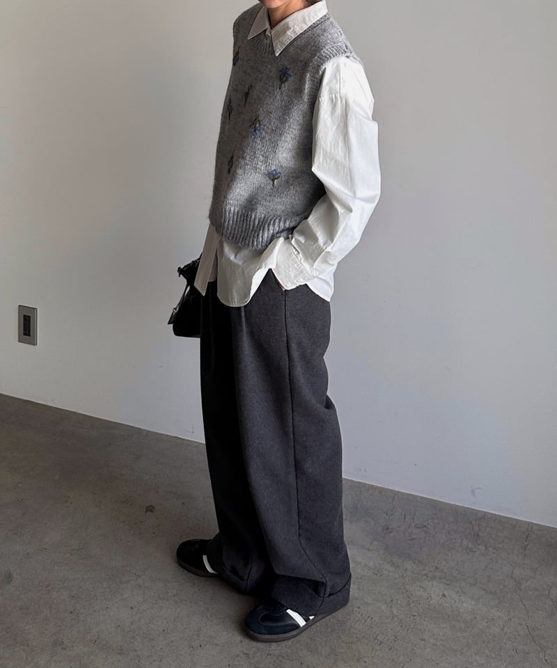 roll up warm slacks〈plain〉 | ARULLE