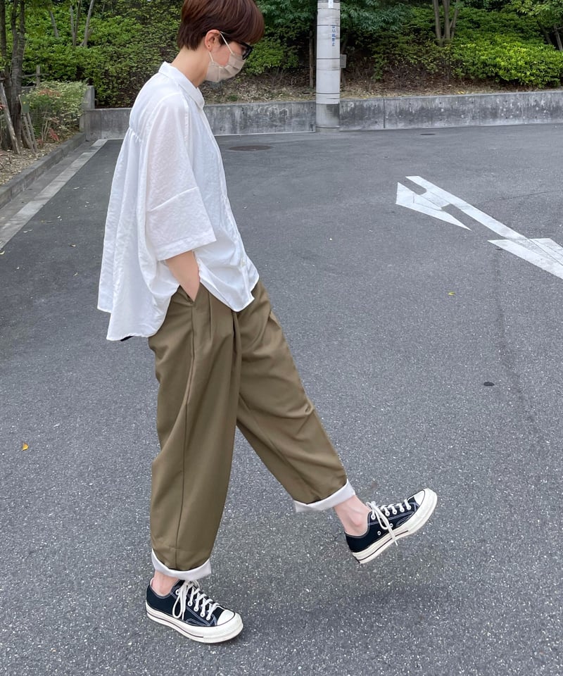 tapered ankle pants | ARULLE