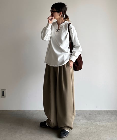 eyelet skipper pullover