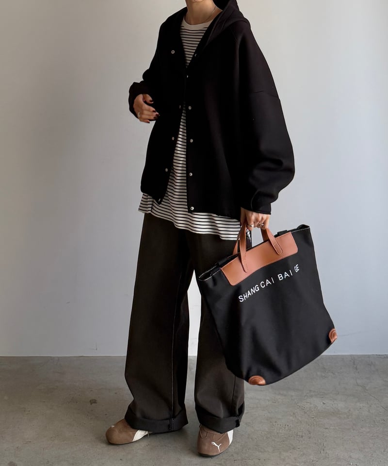 loose brown denim | ARULLE