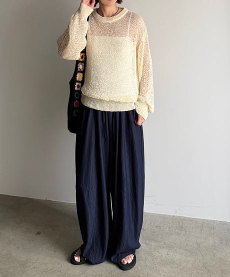 sheer loose knit PO