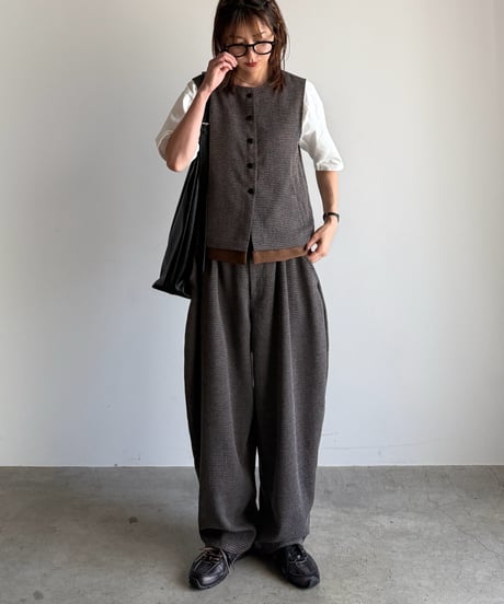 cocoon tweed pants (set up対応)