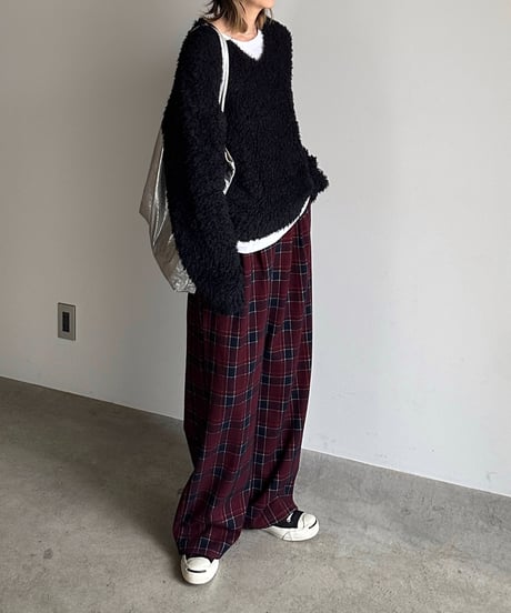 easy check pants
