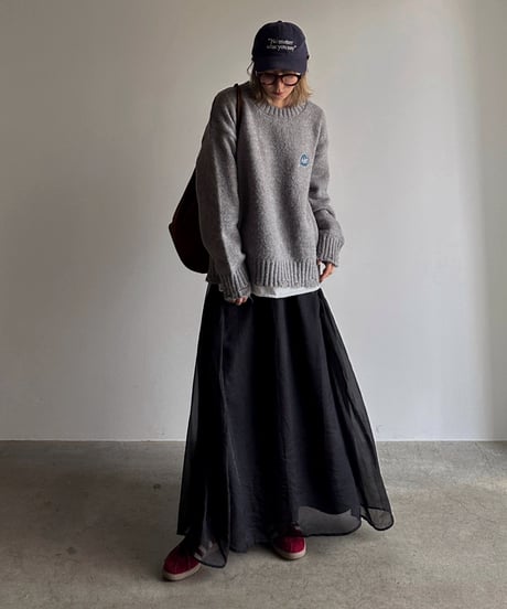 organdy flare skirt