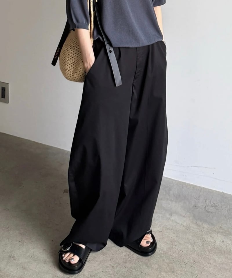 cocoon wide chino pants | ARULLE