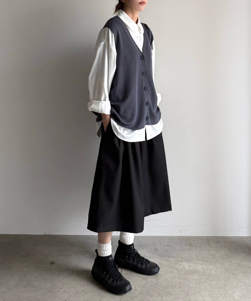 summer knit button vest【一部予約】 | ARULLE
