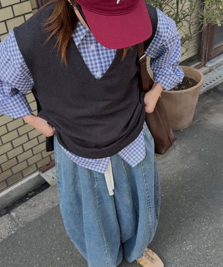 blue pattern shirt