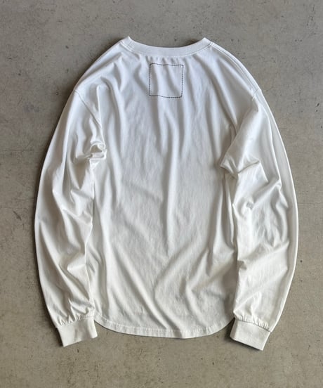 back stitch long t-shirt