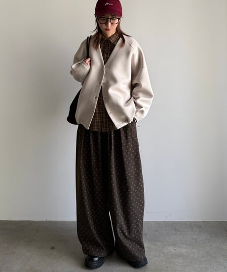 petit flower relax pants