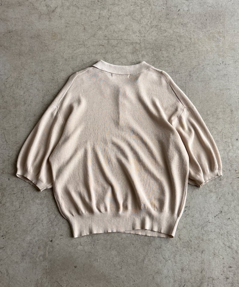 summer knit polo | ARULLE