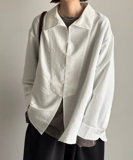 mesh velour pullover