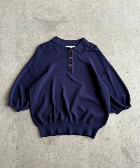 summer knit polo