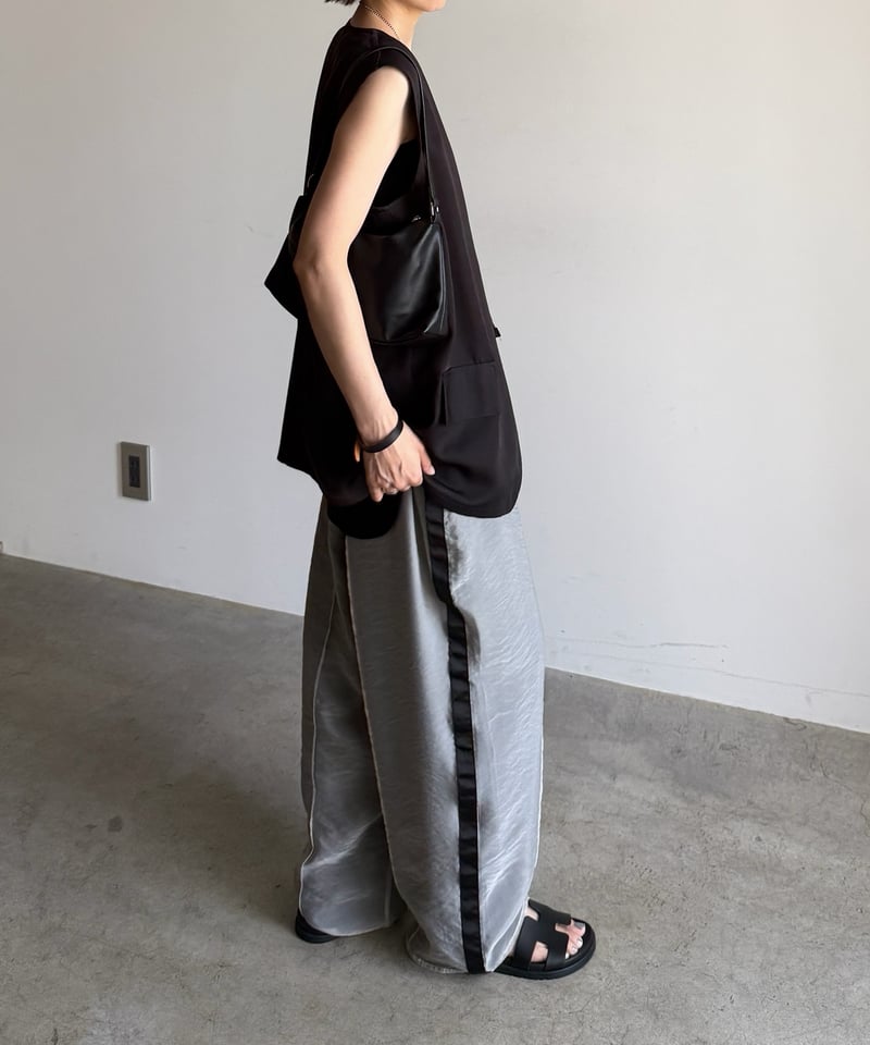 layered side line pants | ARULLE