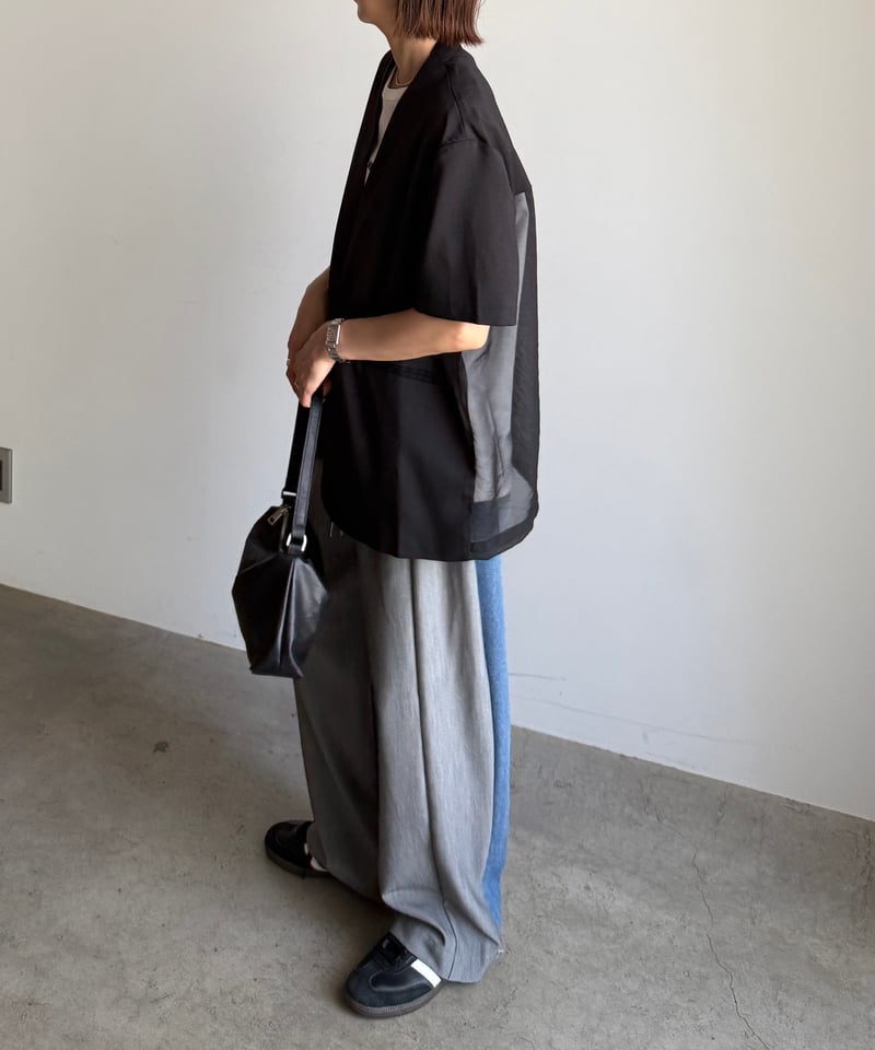 v-collar short sleeve jacket (set up対応) | ARULLE