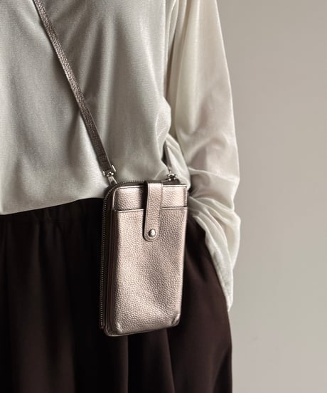 mobile wallet leather shoulder