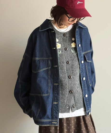 over denim coverall