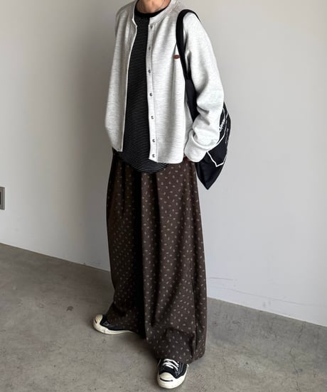 petit flower relax pants