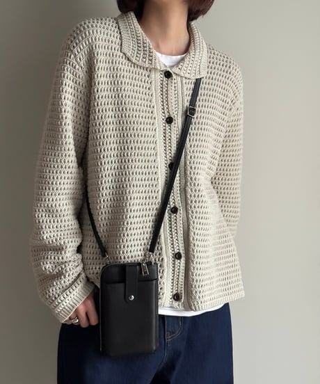 mobile wallet leather shoulder
